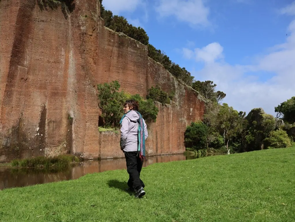 Curiosité de Santa-Maria - Bivouac des Sciences Les anciennes carrières crées parfois des paysage superbes - Bivouac des Sciences
