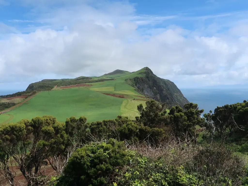 Au sommet de Sao-Jorge aux Açores - Bivouac des Sciences De là où nous sommes, on peut observer les baleines - Bivouac des Sciences